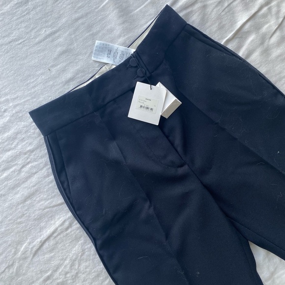 Sandro Navy Wool Trousers - Picture 4 of 11